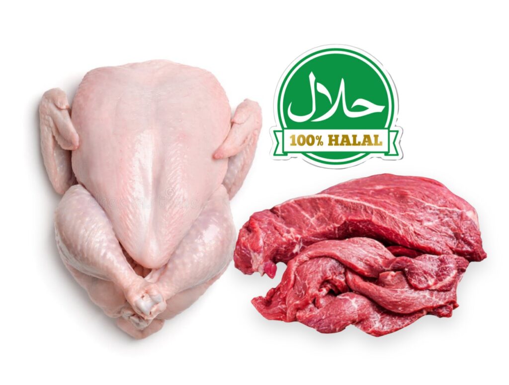 100% halal meat